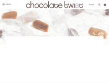 Tablet Screenshot of chocolate-twist.com